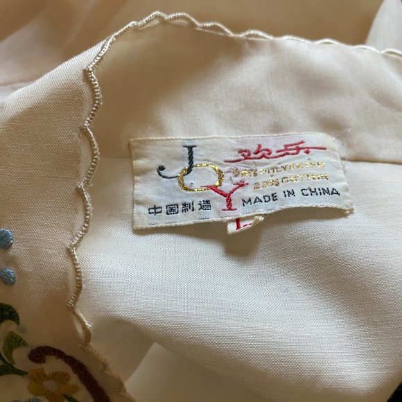 Vintage "JOY" beautifully embroidered button down - Picture 6 of 15